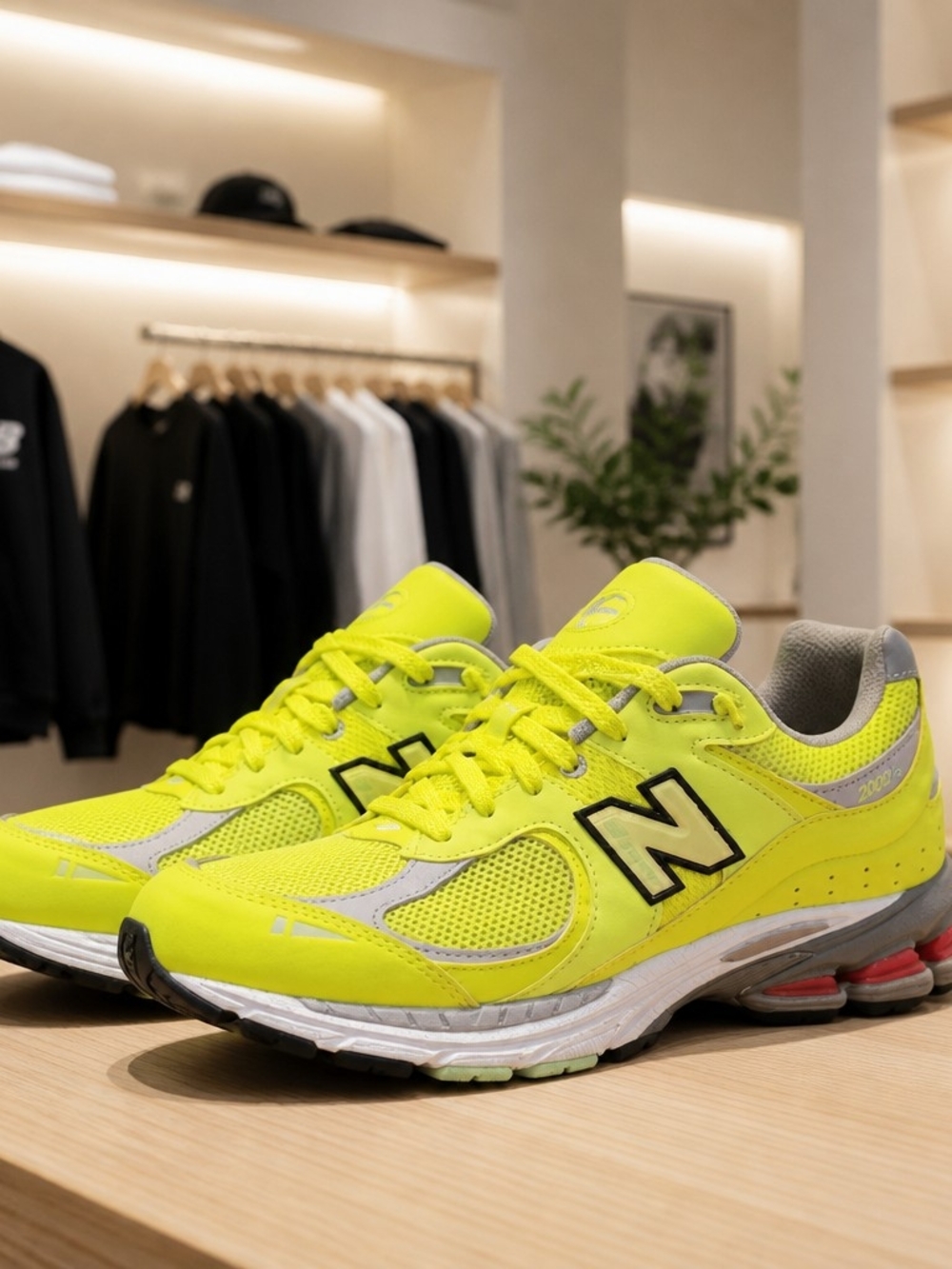 New Balance 2002R ‘Sulphide Yellow’ White Grey Running M2002RLC Men Size 10